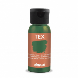 Peinture Darwi Tex 50ml Vert pin