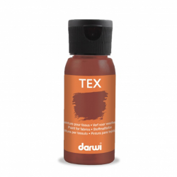 Peinture Darwi Tex 50ml Brun clair